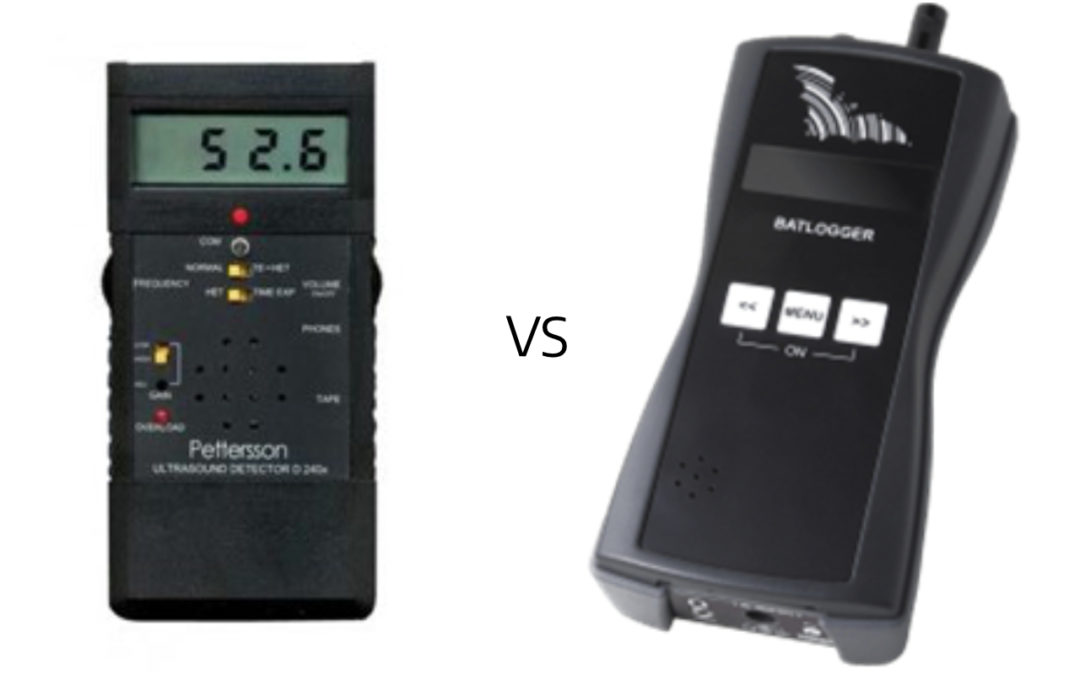 Vleermuis onderzoek een vergelijking –  Batlogger vs D240x